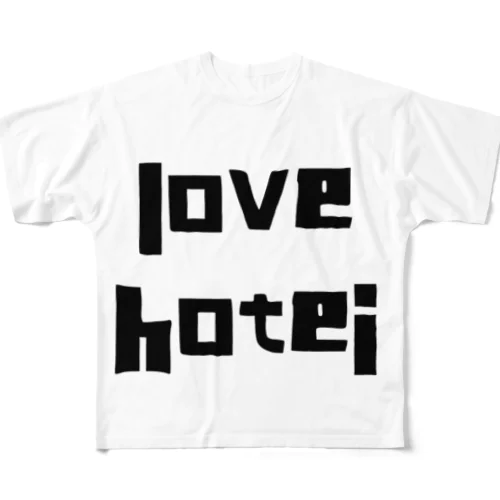 Love hotei フルグラフィックTシャツ