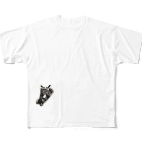 うちの猫 풀그래픽 티셔츠