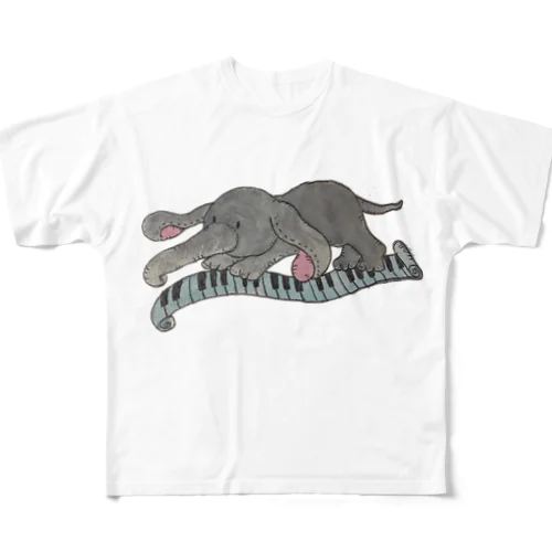 裸ん坊テツ君（額無し） All-Over Print T-Shirt