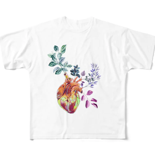 臓花 フルグラフィックTシャツ