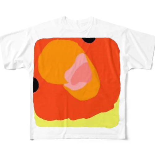 コザクラインコ きょうのピピさん ドアップばーじょん All-Over Print T-Shirt