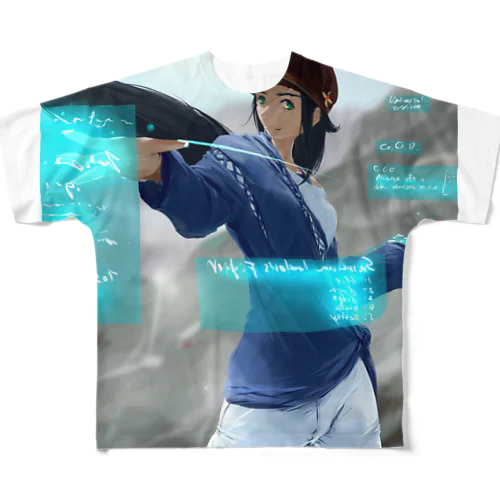 スズリMWF09機械の胎動マピューニ All-Over Print T-Shirt