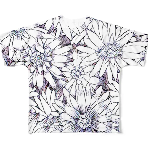 ステンドハナ All-Over Print T-Shirt