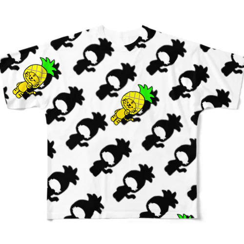 とらとらぱいんシルエット達 All-Over Print T-Shirt