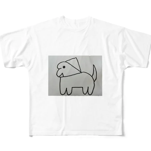 怪獣ひとぴつ All-Over Print T-Shirt