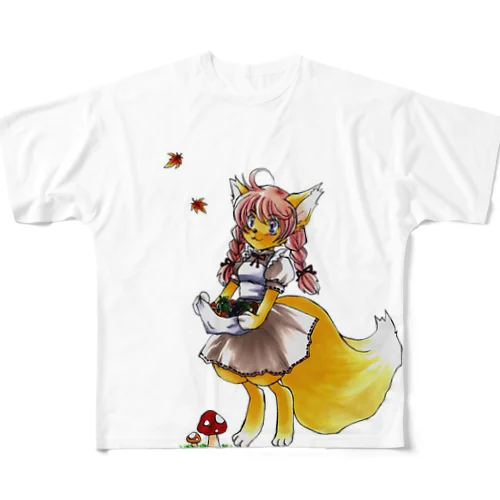 ケモノっ娘 All-Over Print T-Shirt