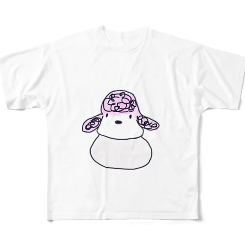 もちっこ。 フルグラフィックTシャツ