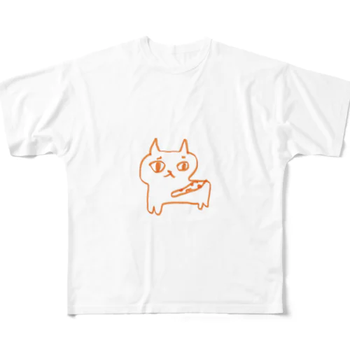 ねこくん フルグラフィックTシャツ