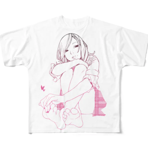 美好ちゃん All-Over Print T-Shirt