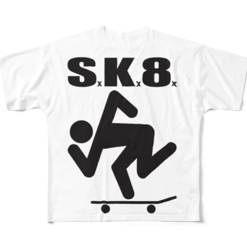 SxKx8x フルグラフィックTシャツ