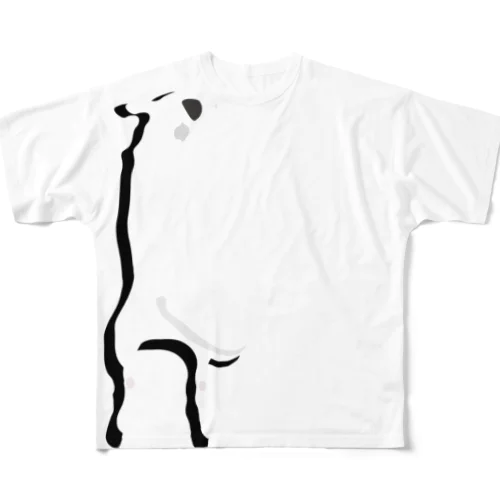 ミニチュアブルテリア All-Over Print T-Shirt