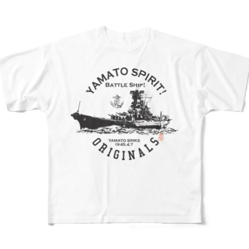 戦艦大和/YAMATO SPIRIT! フルグラフィックTシャツ