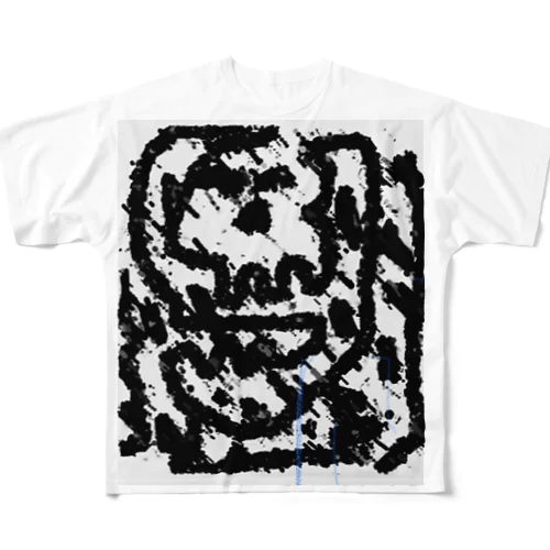 ダークネススカル All-Over Print T-Shirt