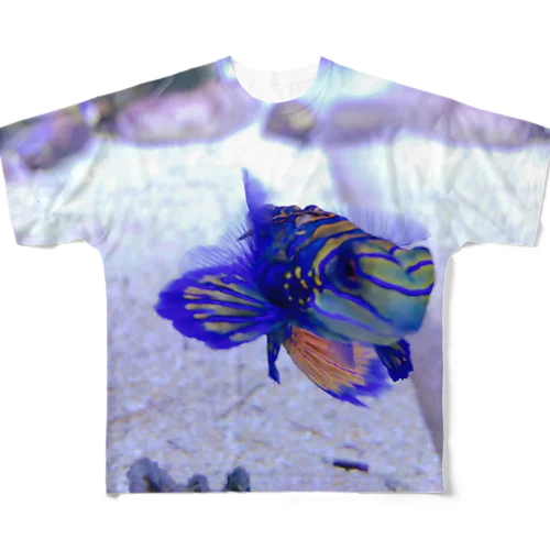 鮮やか★魚★深海★癒し★熱帯魚★リラックス！ フルグラフィックTシャツ