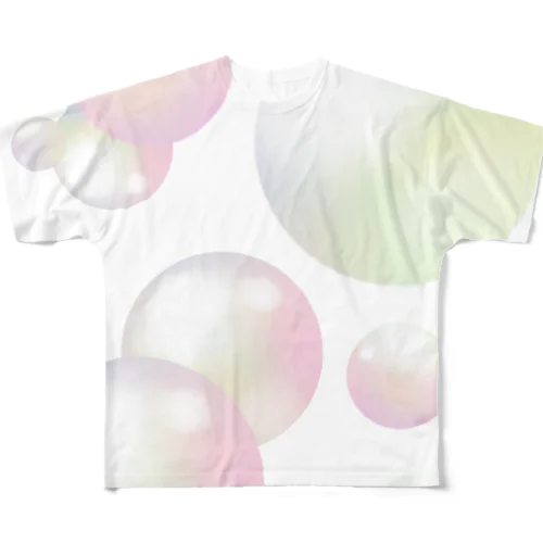 ふわふわバブル2 All-Over Print T-Shirt