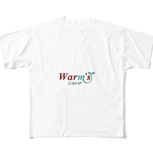 warms camp限定！ All-Over Print T-Shirt