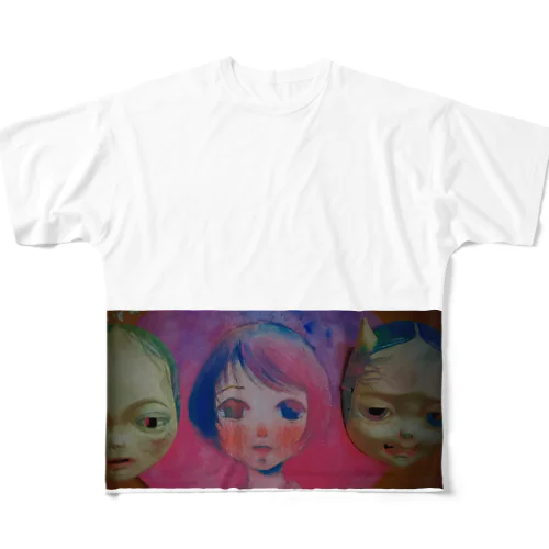 恋 フルグラフィックTシャツ