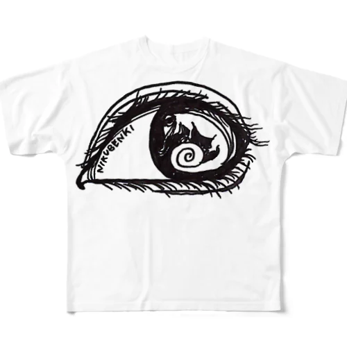 カメレオンアイ All-Over Print T-Shirt