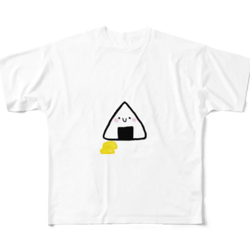 おにぎりwithたくあん All-Over Print T-Shirt