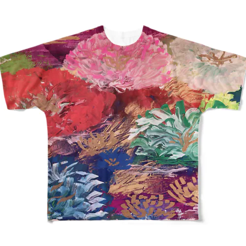 パパラチア（蓮の花） All-Over Print T-Shirt