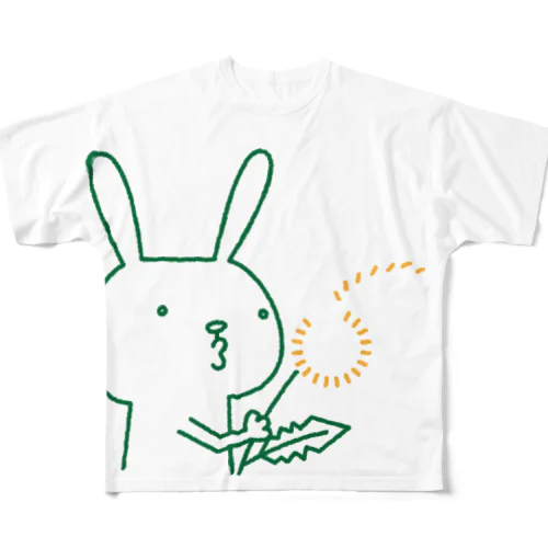 ウサギサン All-Over Print T-Shirt