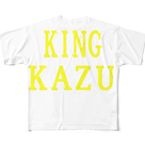 キング　カズ（KING KAZU） All-Over Print T-Shirt