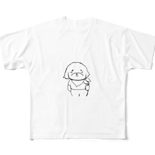 大福おじさん フルグラフィックTシャツ