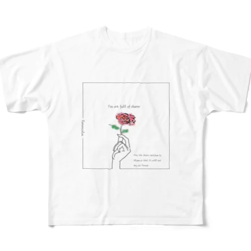 Ranunculus フルグラフィックTシャツ