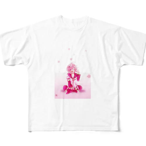 桜吹雪 フルグラフィックTシャツ