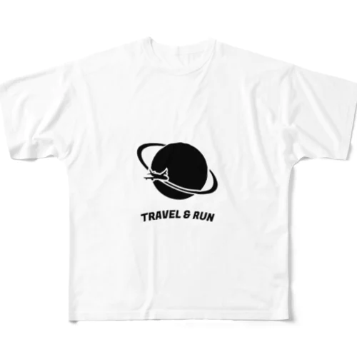 Travel&Runグッズ フルグラフィックTシャツ