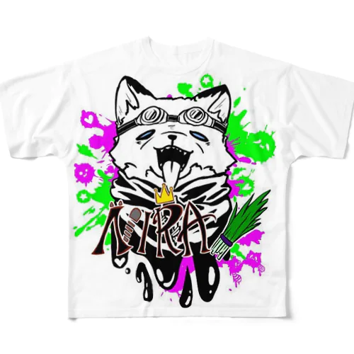 袖なんていらない獣だもん All-Over Print T-Shirt