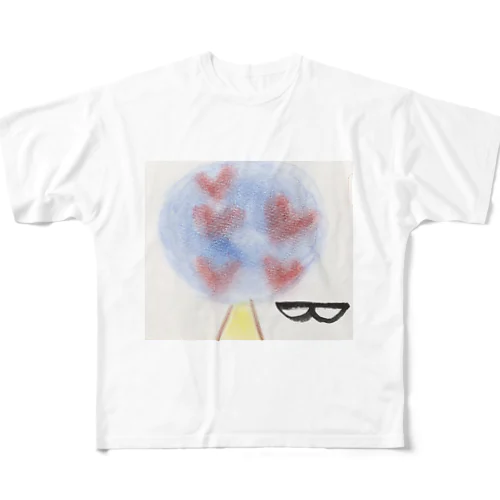 "I"TOMOEさんの地球ガールの裏側❤️ All-Over Print T-Shirt