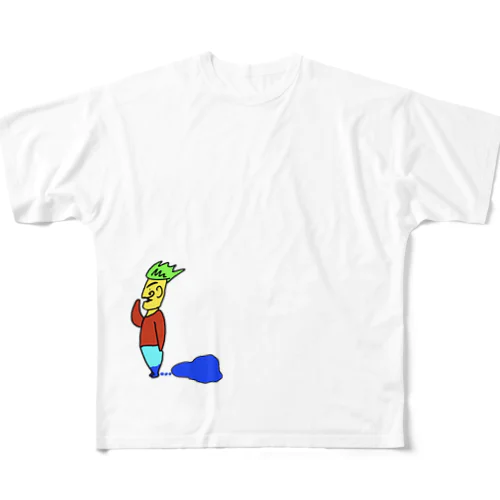 シュウトくん(水溜り) フルグラフィックTシャツ