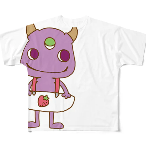 いちごぱんつもんもん フルグラフィックTシャツ