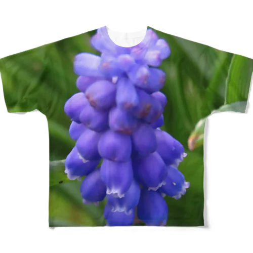 Muscari botryoides(1:1) All-Over Print T-Shirt