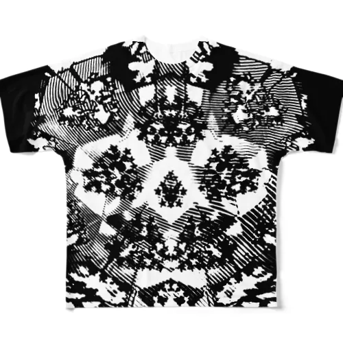 kaleidoscope PANDA All-Over Print T-Shirt
