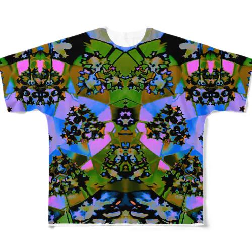 kaleidoscope メルヘン フルグラフィックTシャツ