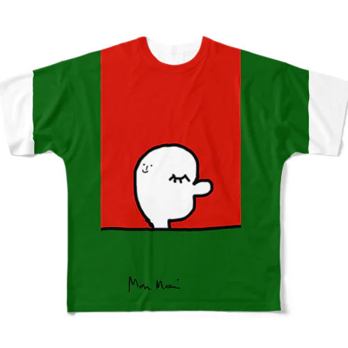 monmari_T No.3 フルグラフィックTシャツ