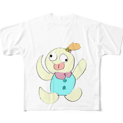 とある私の手による謎の可愛い子 フルグラフィックTシャツ