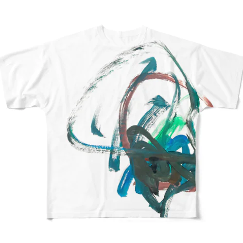 drawing BATTA Tee All-Over Print T-Shirt