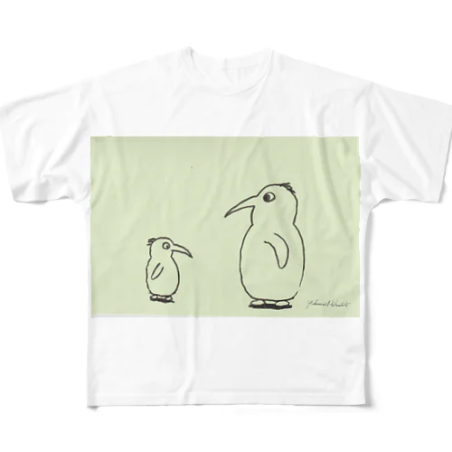 ペンギンもどき フルグラフィックTシャツ