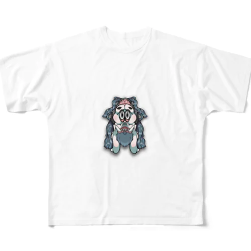 鬼瓦 All-Over Print T-Shirt