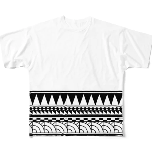 Mon-kuro All-Over Print T-Shirt