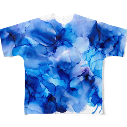 侵蝕シリーズ【清明】 All-Over Print T-Shirt