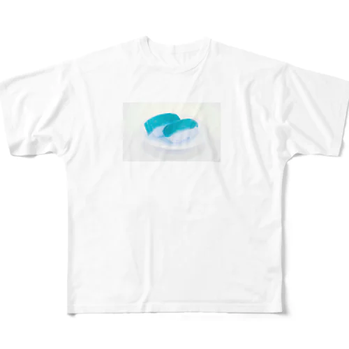 サイケデリック SUSHI All-Over Print T-Shirt