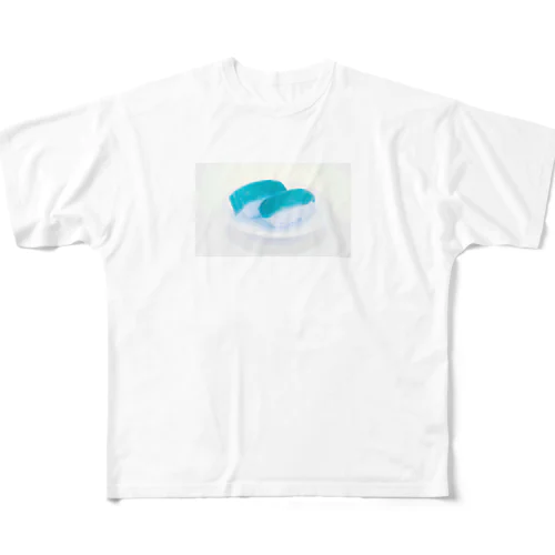 サイケデリック SUSHI フルグラフィックTシャツ