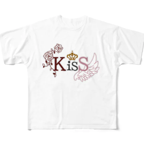 王子様育成委員会×KisSロゴ フルグラフィックTシャツ