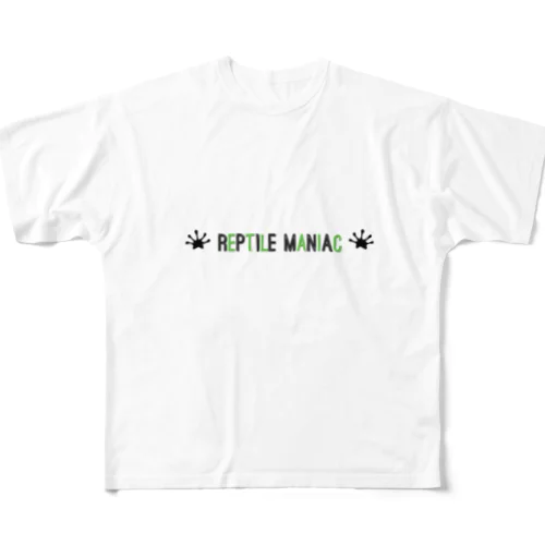reptile maniac フルグラフィックTシャツ