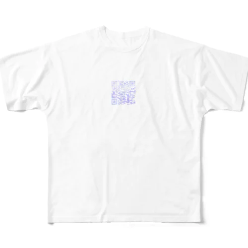QR T-shirt -World Peace- All-Over Print T-Shirt