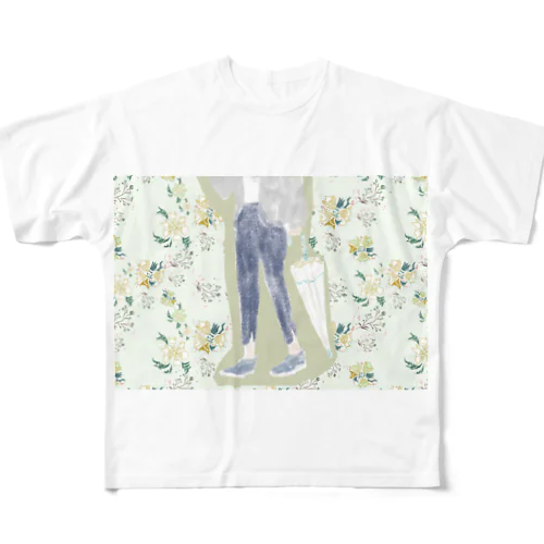 春 All-Over Print T-Shirt